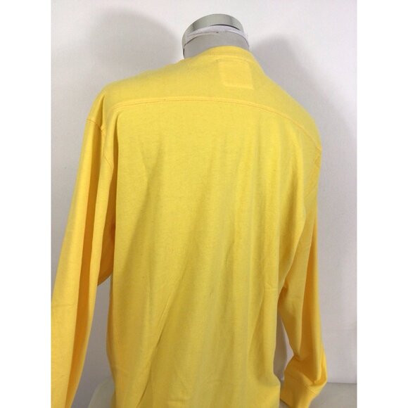 Old Navy Yellow T Shirt Long Sleeve Top Mens XL New - Picture 3 of 6